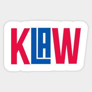 Kawhi Leonard 'KLAW' - NBA LA Clippers Sticker